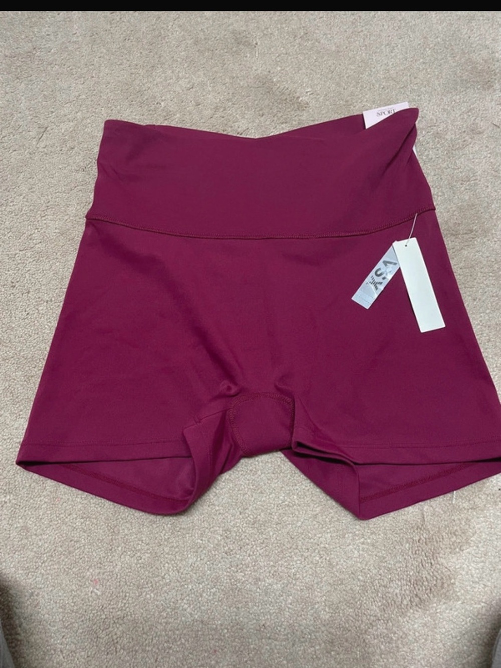 Victoria's Secret Deep Plum High-Waist Bike Shorts